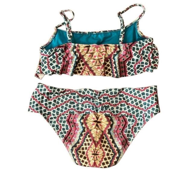 BECCA by Rebecca Women's Flounce Bikini Swimsuit Small - Picture 6 of 9